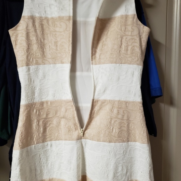 belle badgley mischka sleeveless dress - Picture 3 of 6